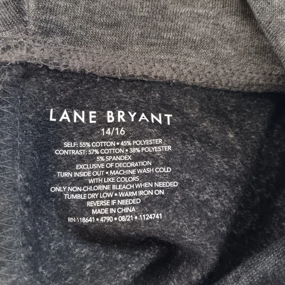 Lane Bryant Cowl Neck with Kangaroo Pocket Sweater Women's Size 14/16 - Picture 6 of 6